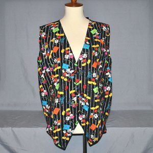 Vintage Mickey Unlimited Vest Size 20W Mickey & Minnie Mouse